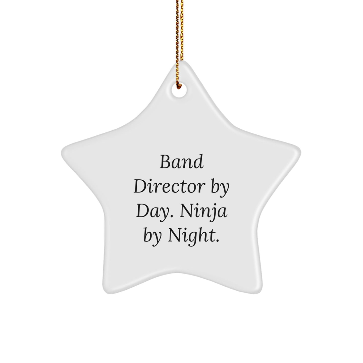 Unique Christmas Star Ornament Gifts from Band Director Friends and Family - Image 1