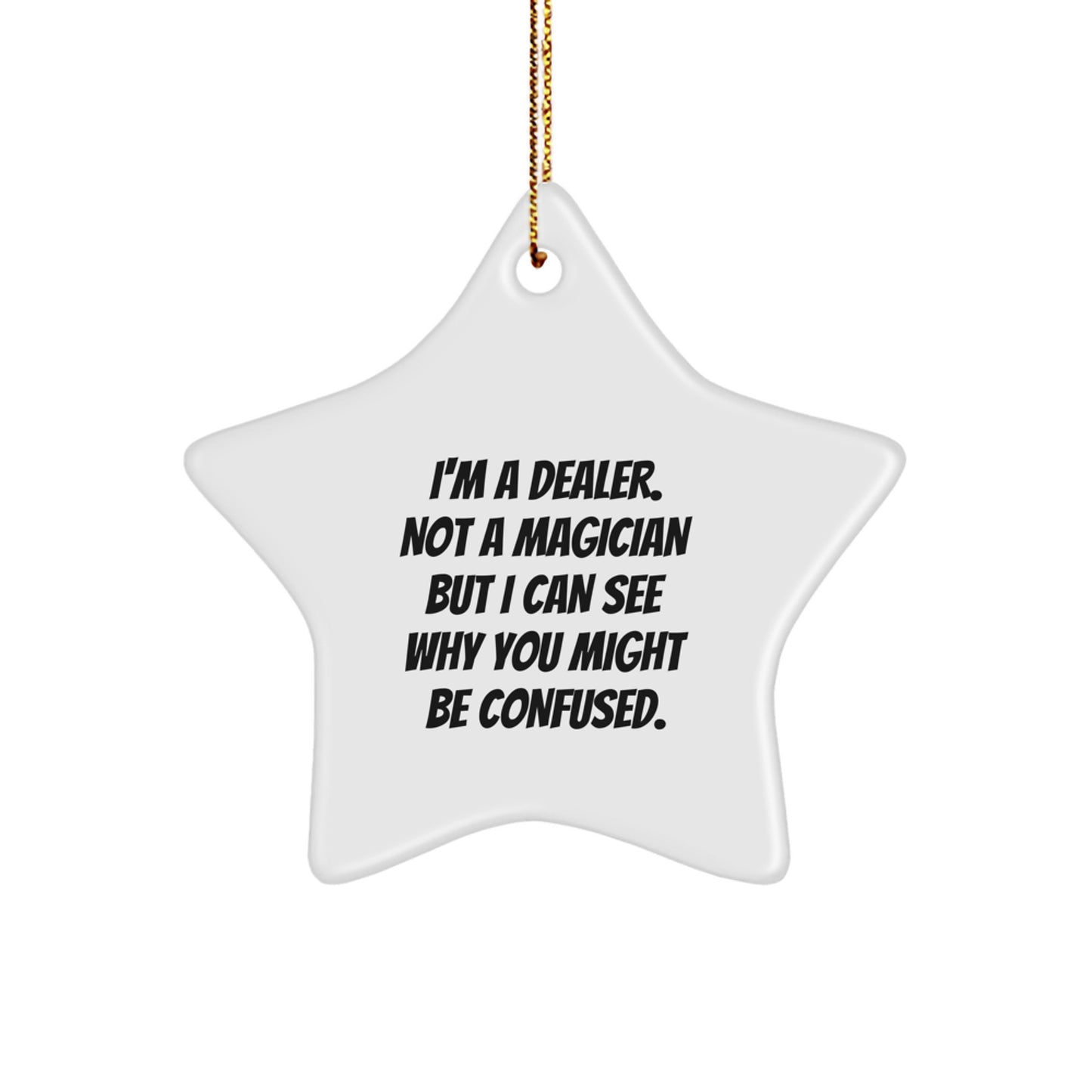 Dealer Keepsake Christmas Ornament for Him Gift - Image 1