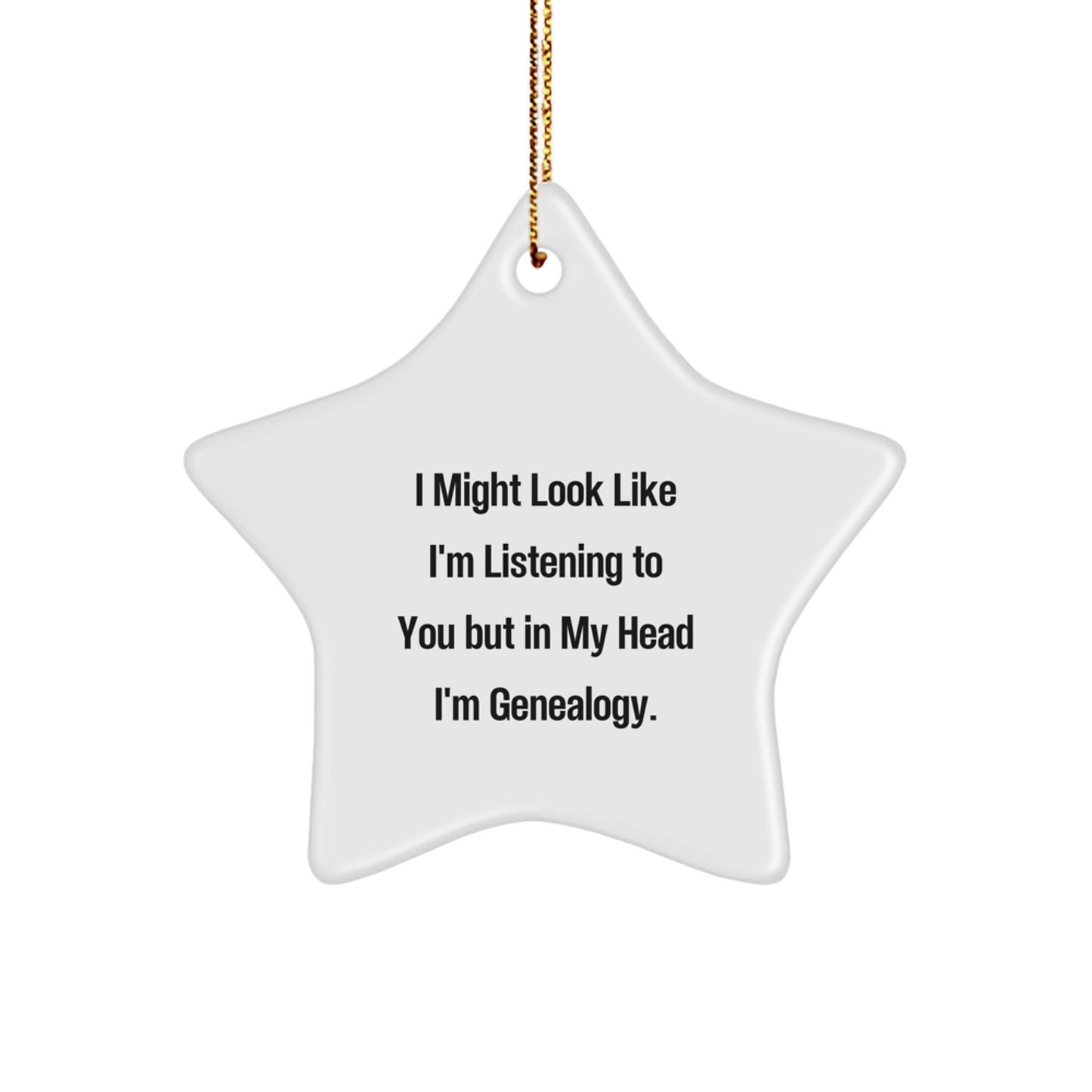 Witty Genealogy Keepsake Essential Christmas Ornament for Neighbors Gift - Image 1