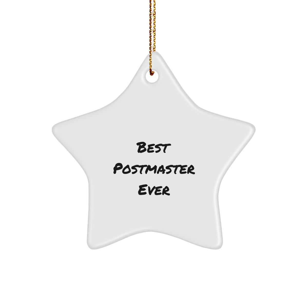 Postmaster Favorite Star Ornament Christmas Gift for Kids - Image 1