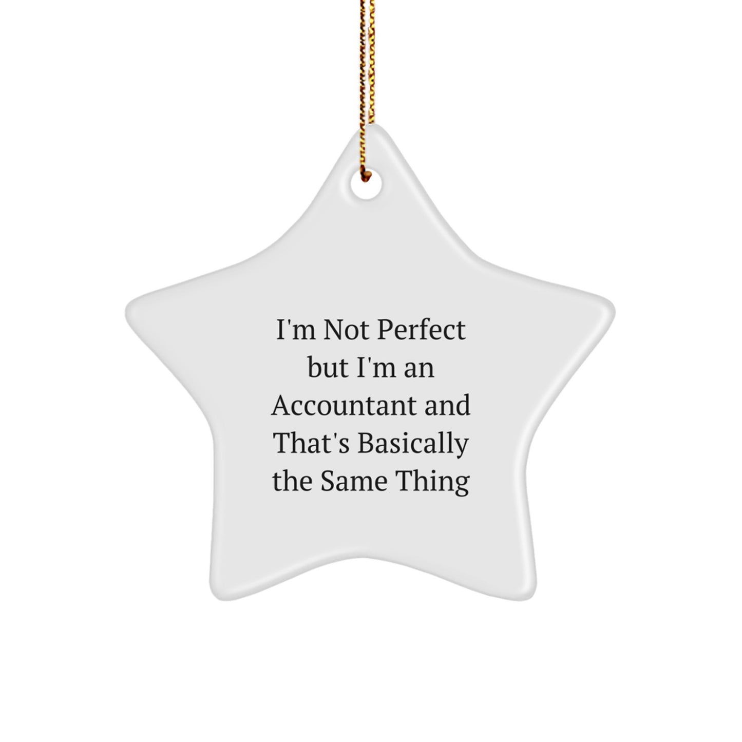 Accountant Keepsake Christmas Ornament for Him Gift - Image 1
