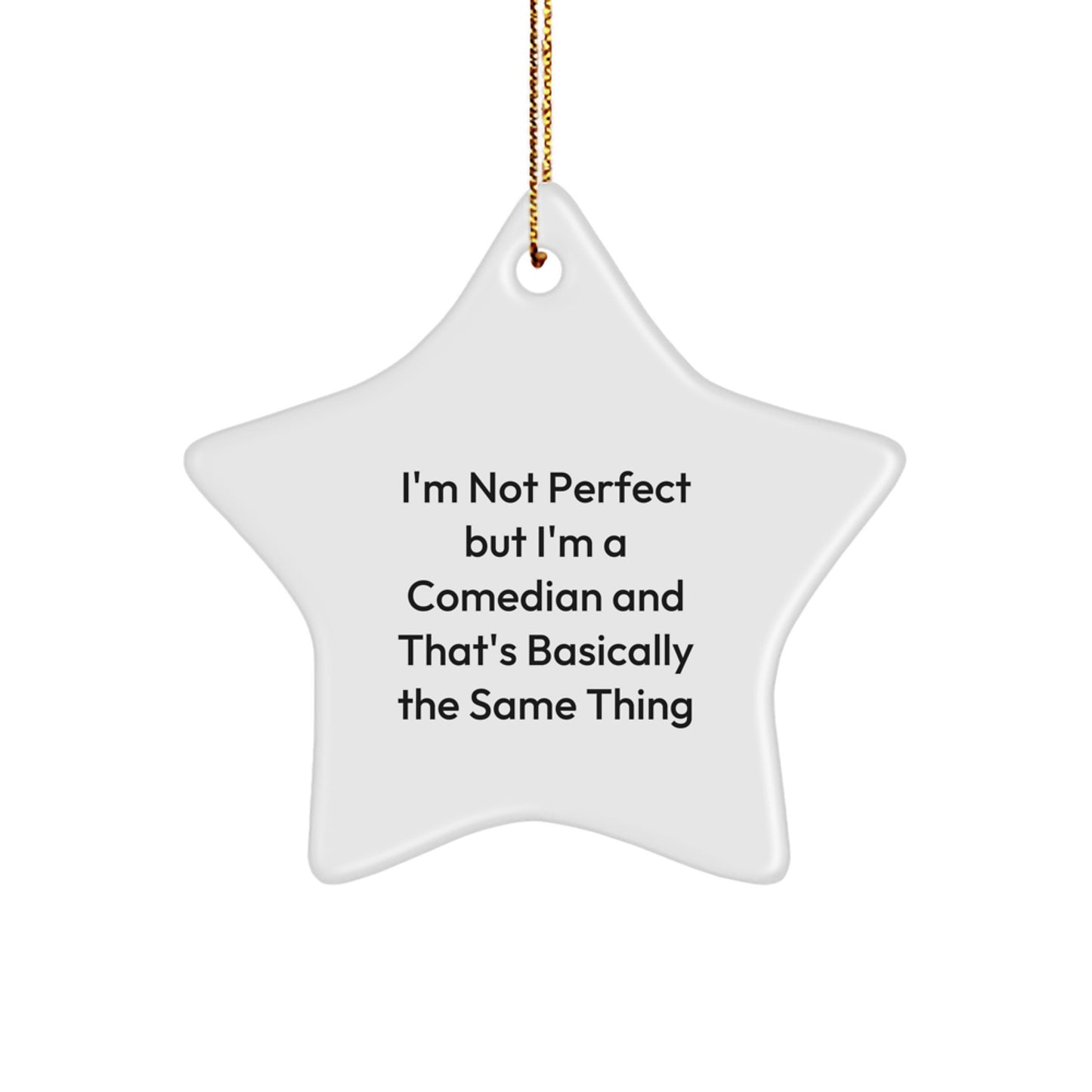 Essential Comedian Star Christmas Ornament for a Best Friend Gift - Image 1