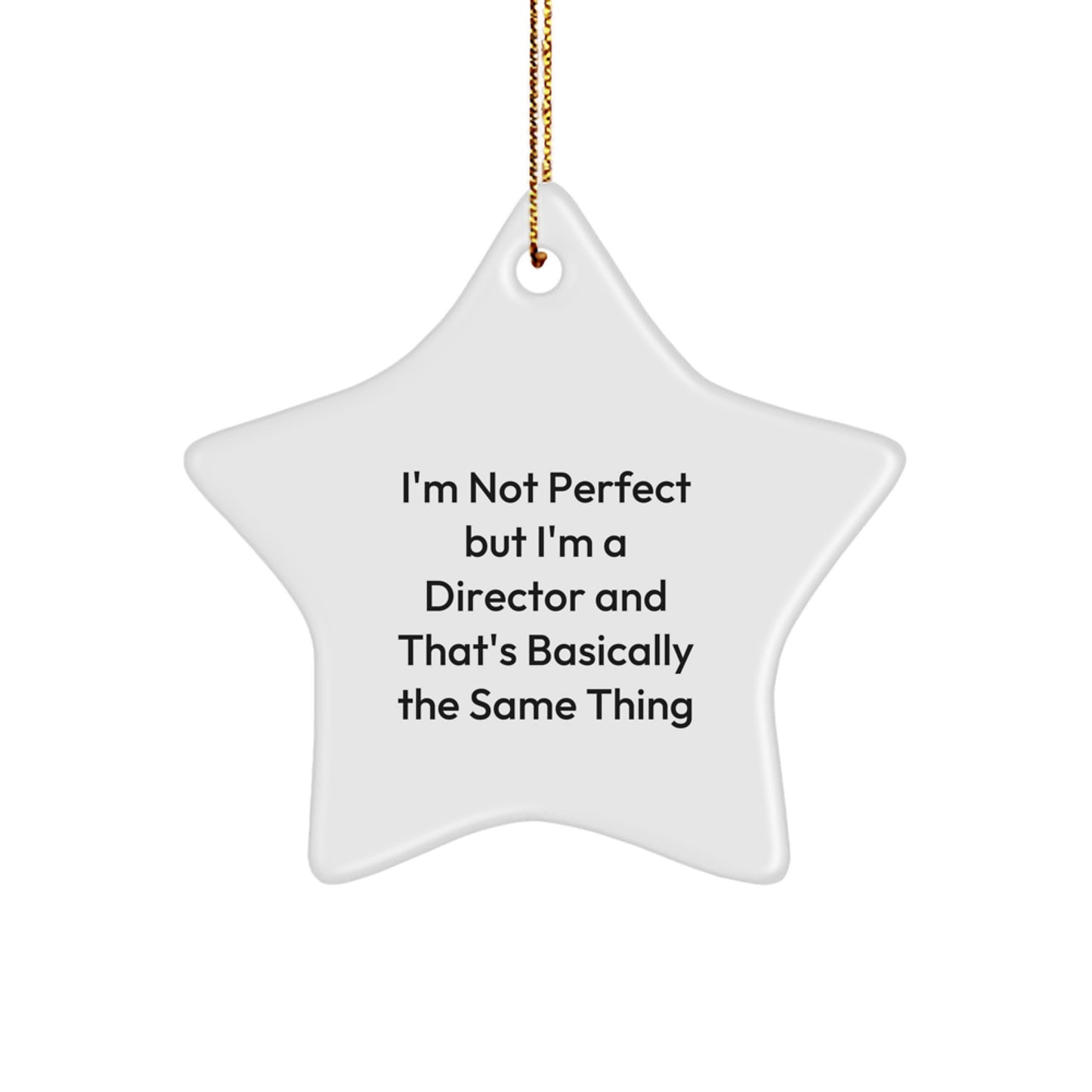 Director Star Ornament Idea for Coworkers Christmas Gift - Image 1