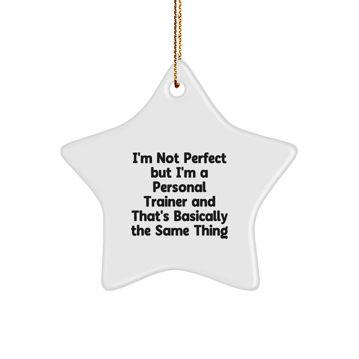 Personal Trainer Star Ornament Idea for Coworkers Christmas Gift - Image 1