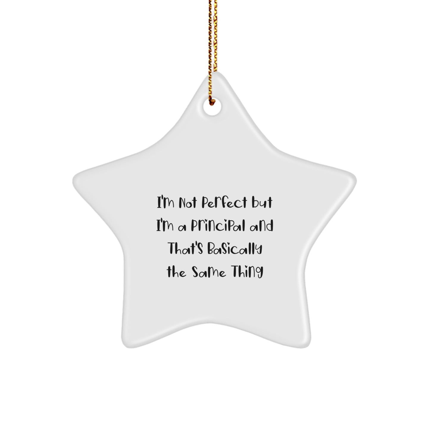 Principal Star Ornament Keepsake for Him Christmas Gift - Image 1