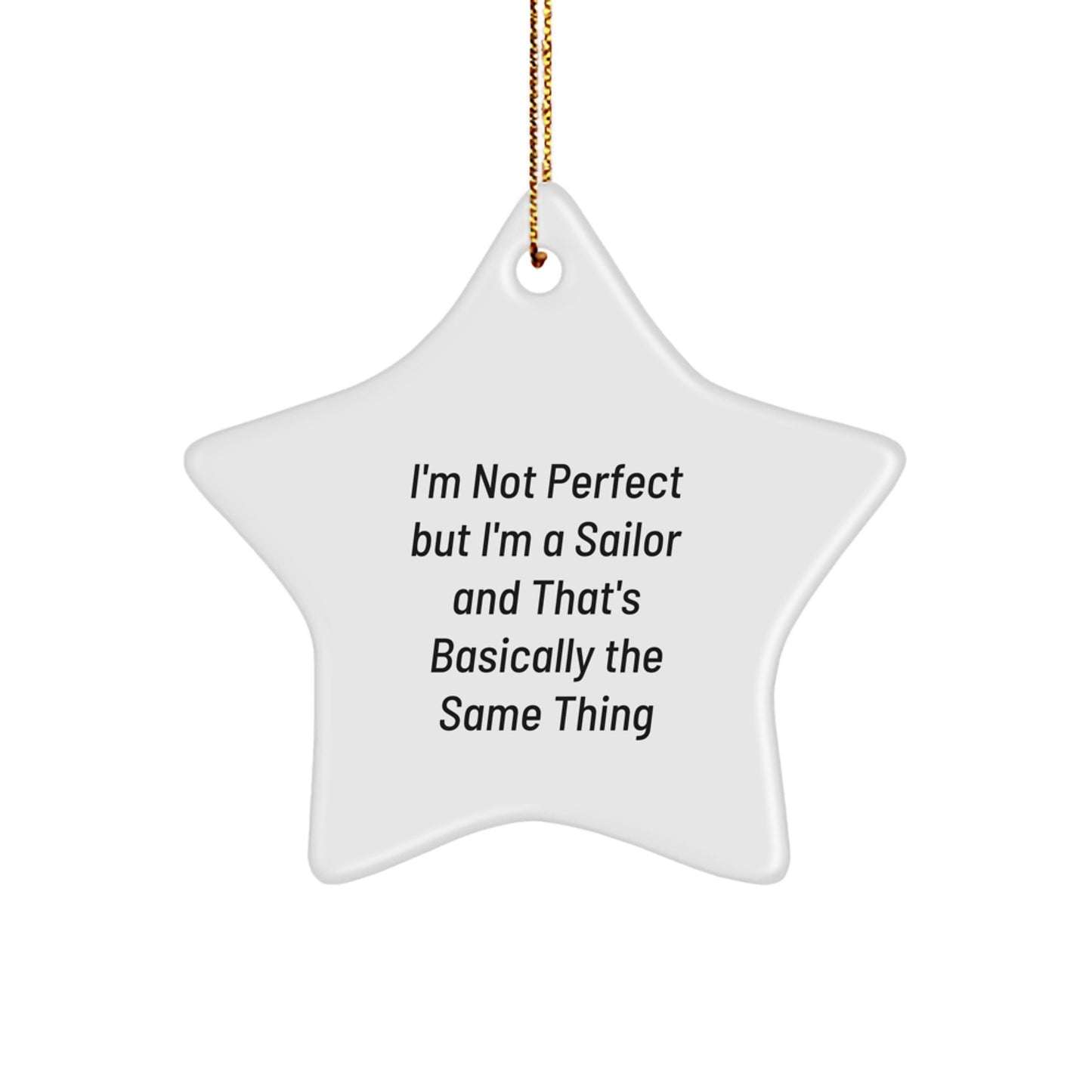 Favorite Sailor Star Christmas Ornament for Kids Gift - Image 1