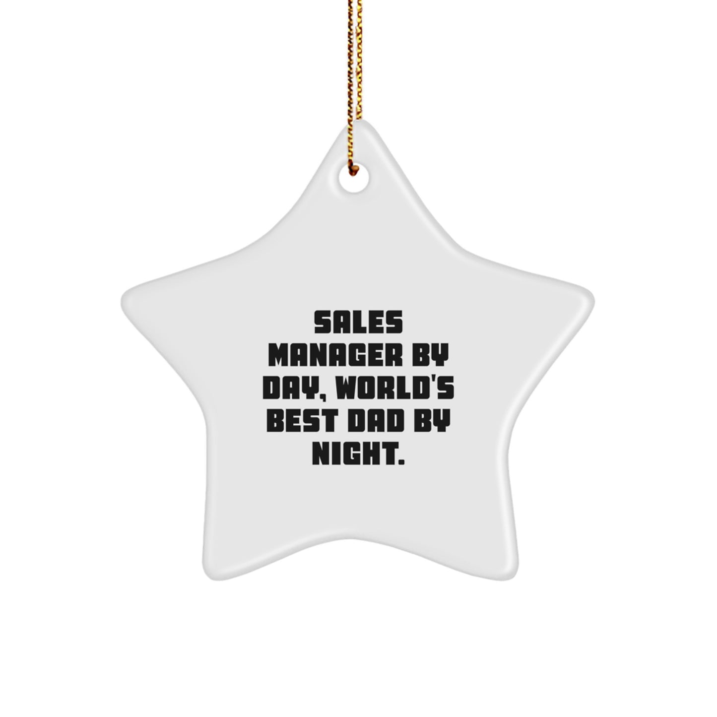 Treasure for Kids Sales Manager By Day, Best Dad By Night Xmas Gift - Image 1
