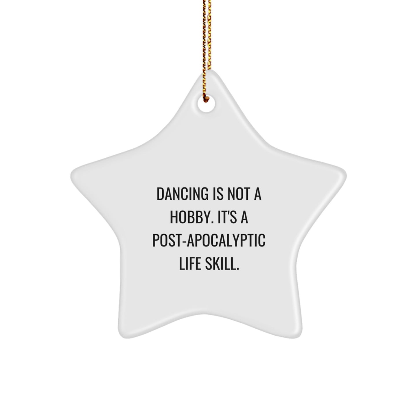 Dancing Star Ornaments Funny Gifts from Friends for Dancing Enthusiasts Christmas Unique Ornaments - Image 1