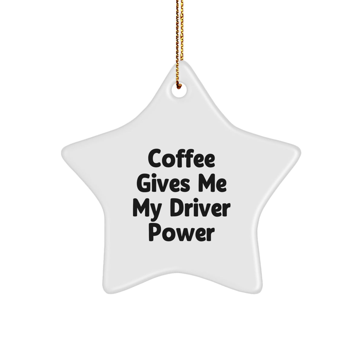 Funny Driver Star Ornament Gifts from Friends and Family for Christmas Unique Driver - Image 1