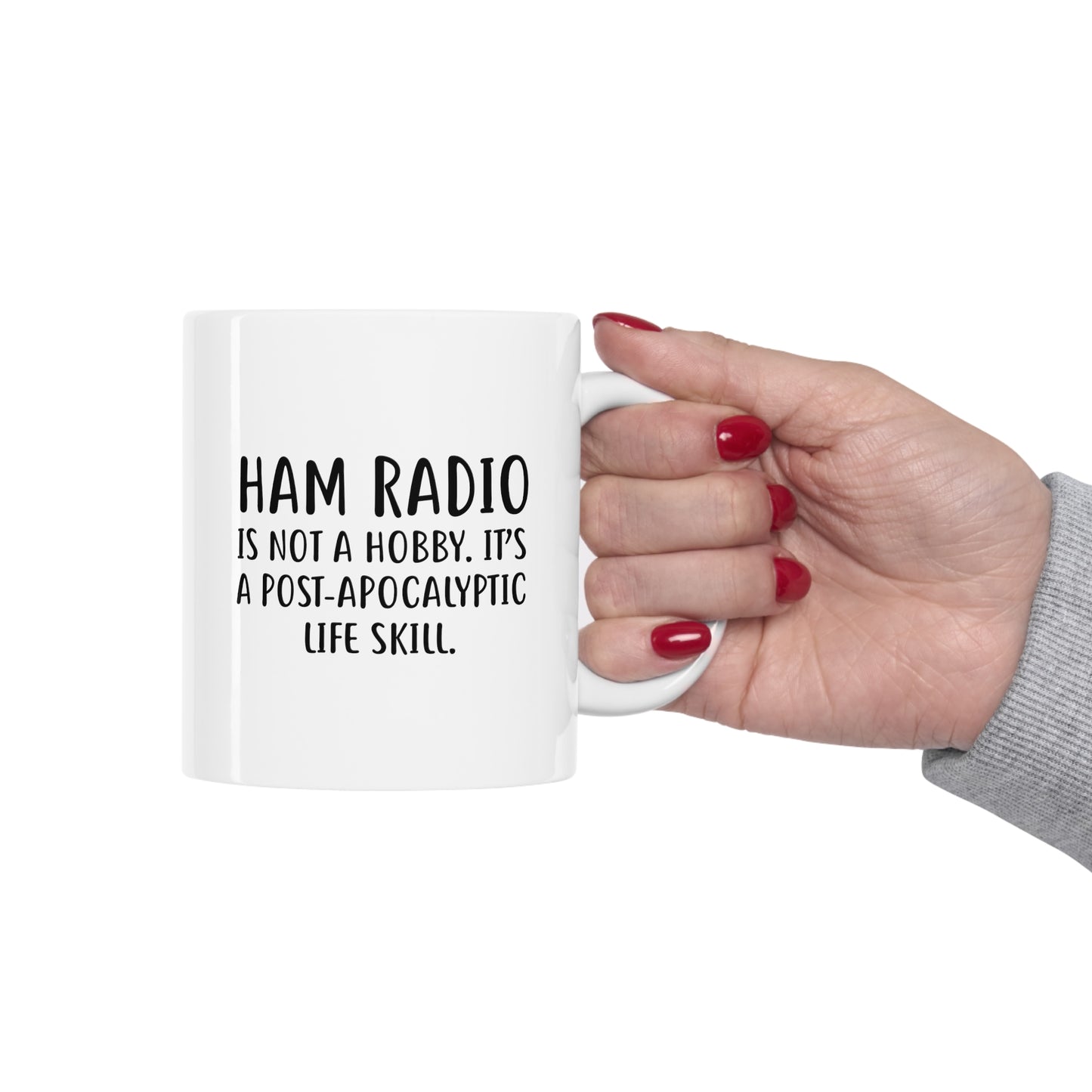 Ham Radio 11oz Coffee Mug - Not a Hobby - Unique Inspirational Sarcasm Funny Christmas Gifts For Men Women