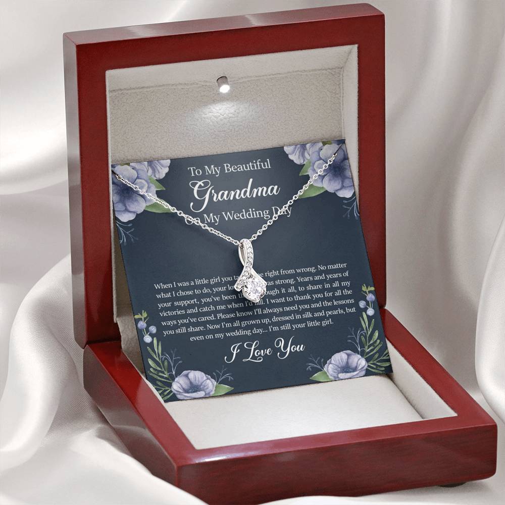 Grandmother of the Bride Gifts, When I Was A Little Girl, Alluring Beauty Necklace For Women, Wedding Day Thank You Ideas From Bride