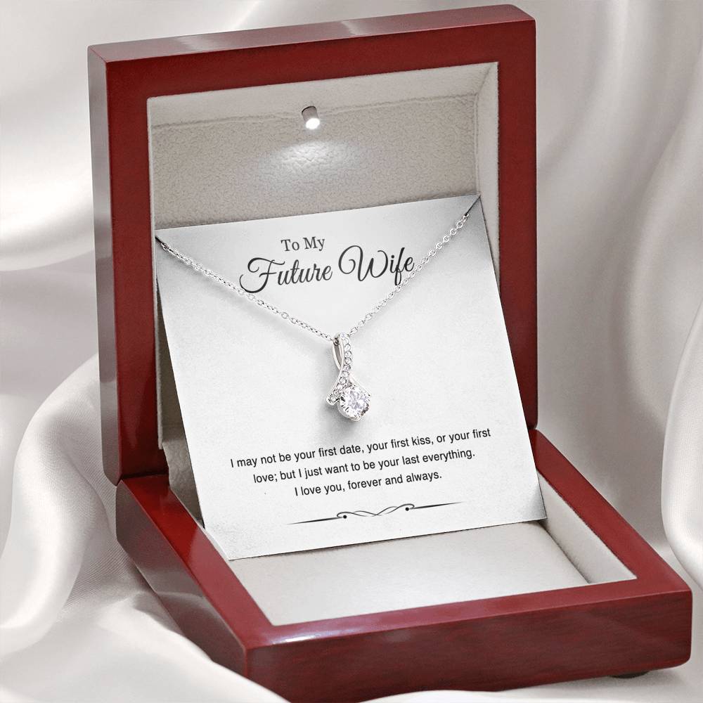 Wedding Bride Gifts from Groom, To My Future Wife, Alluring Beauty Necklace, Engagement Jewelry For Wife
