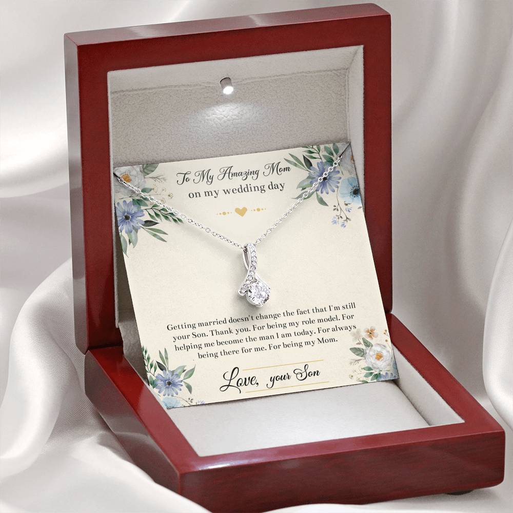 Mom Of The Groom Gifts, I'm Still Your Son, Alluring Beauty Necklace For Women, Wedding Day Thank You Ideas From Groom