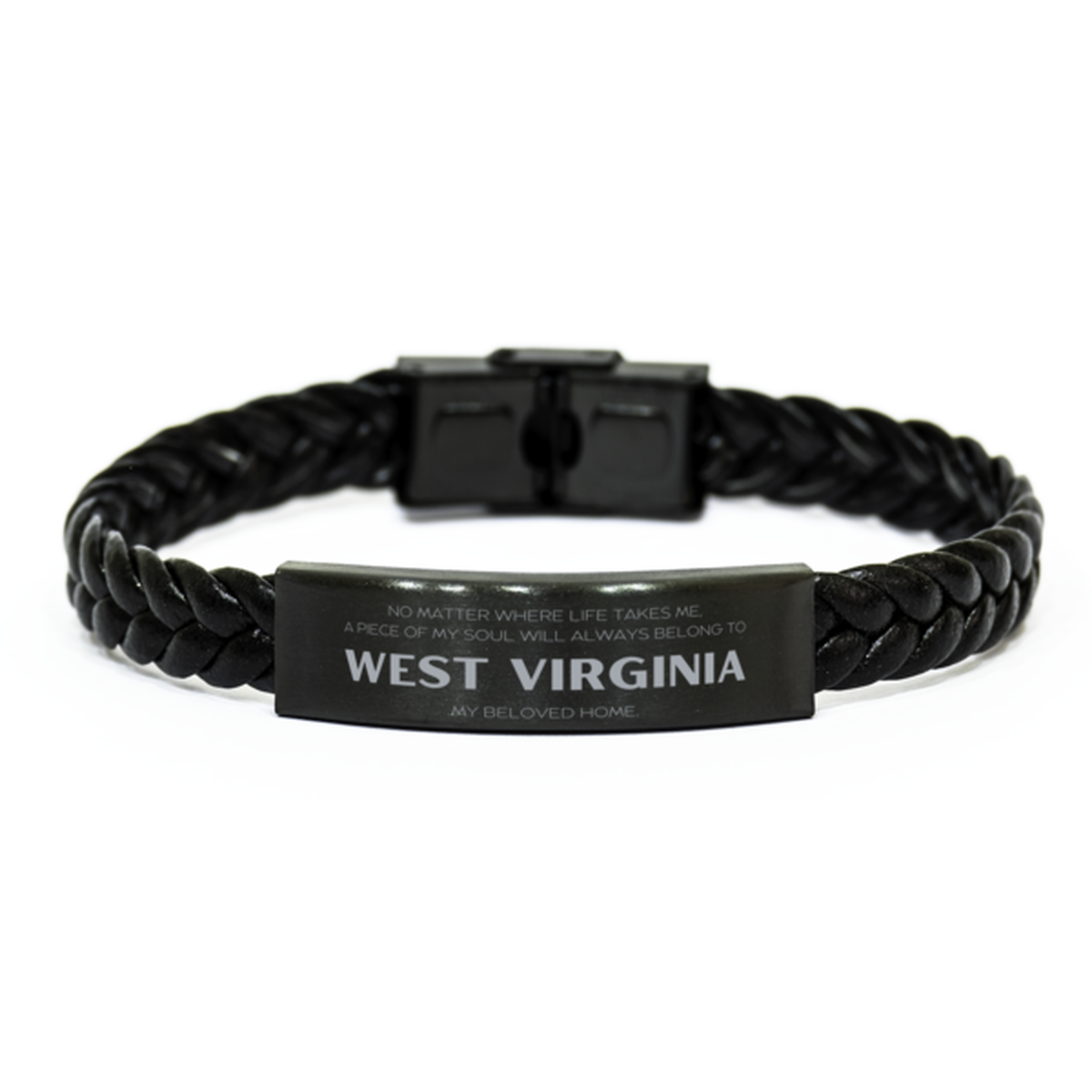 West Virginia Bracelet - My Soul Belongs to West Virginia | Unique Gift for Any Occasion