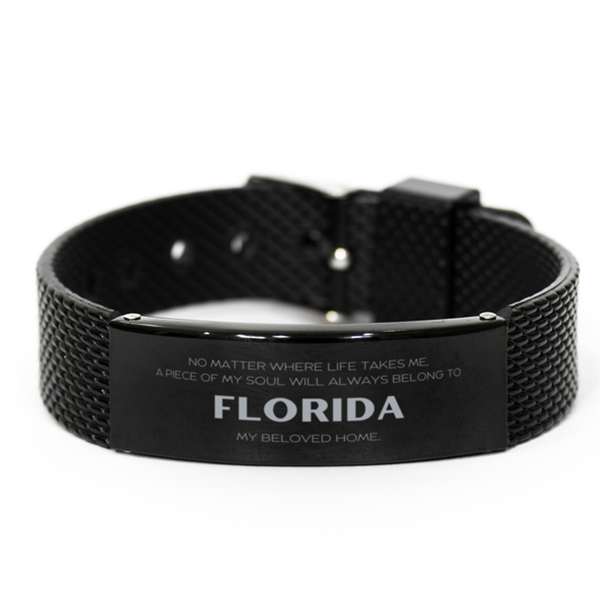 Florida Bracelet - My Soul Belongs to Florida | Unique Birthday Gift