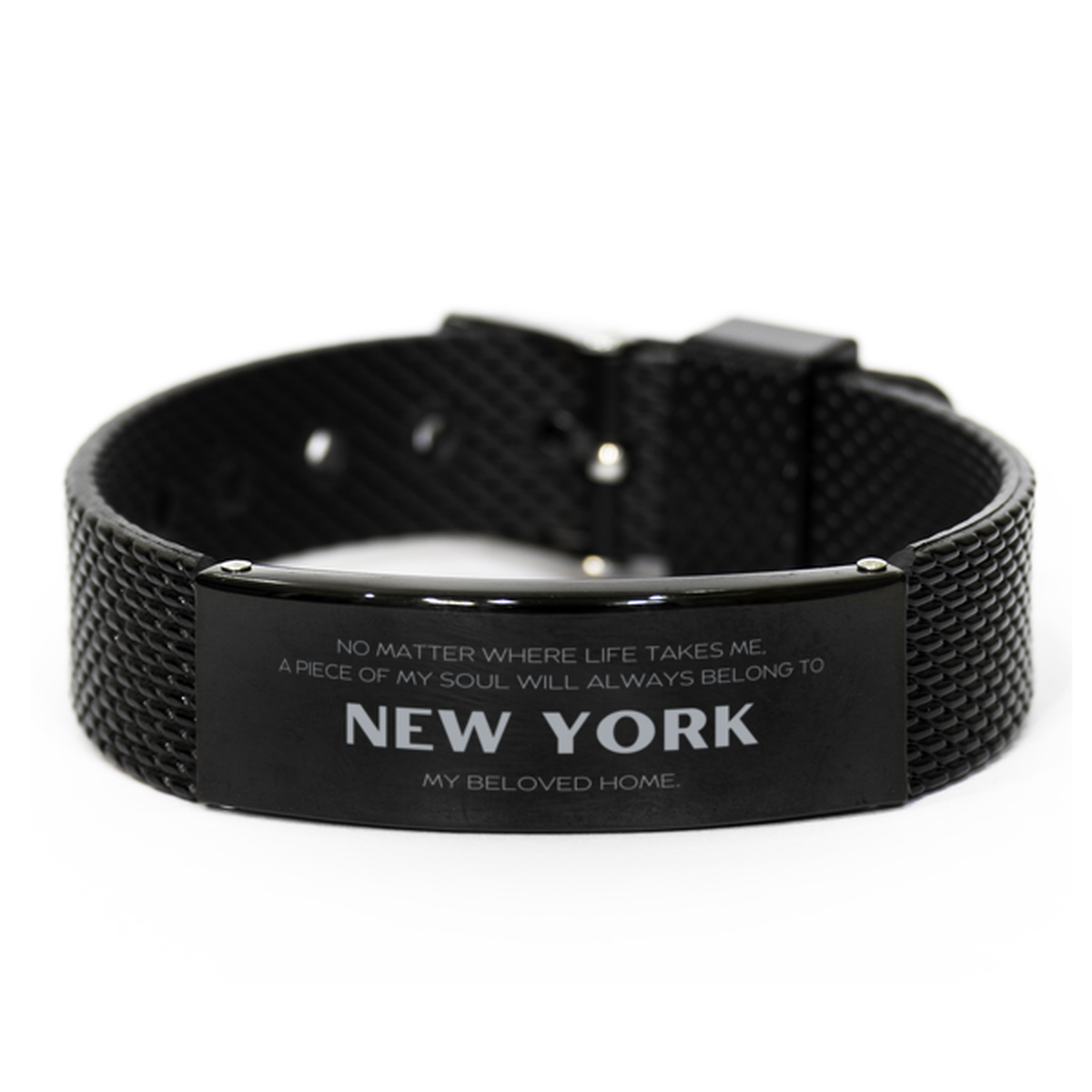 New York Lover Bracelet - My Soul Belongs to New York | Unique Birthday Gift