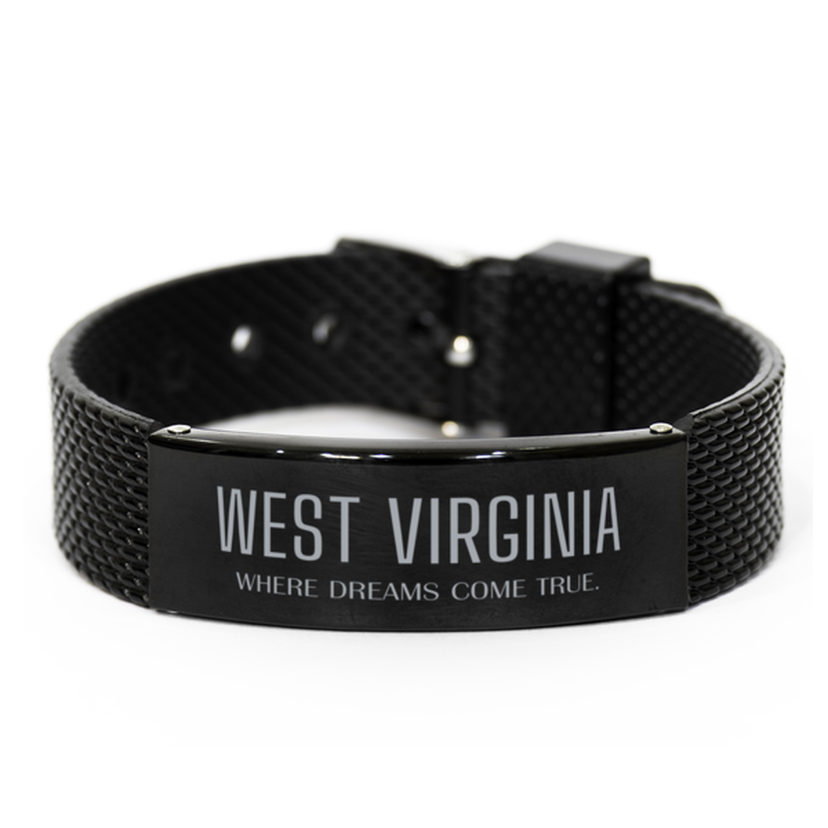 West Virginia Pride Bracelet - Where Dreams Come True | Birthday Gift