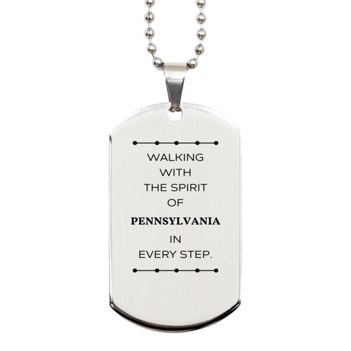 Pennsylvania Gift Necklace - Walking with the Spirit | Birthday & Christmas Gift