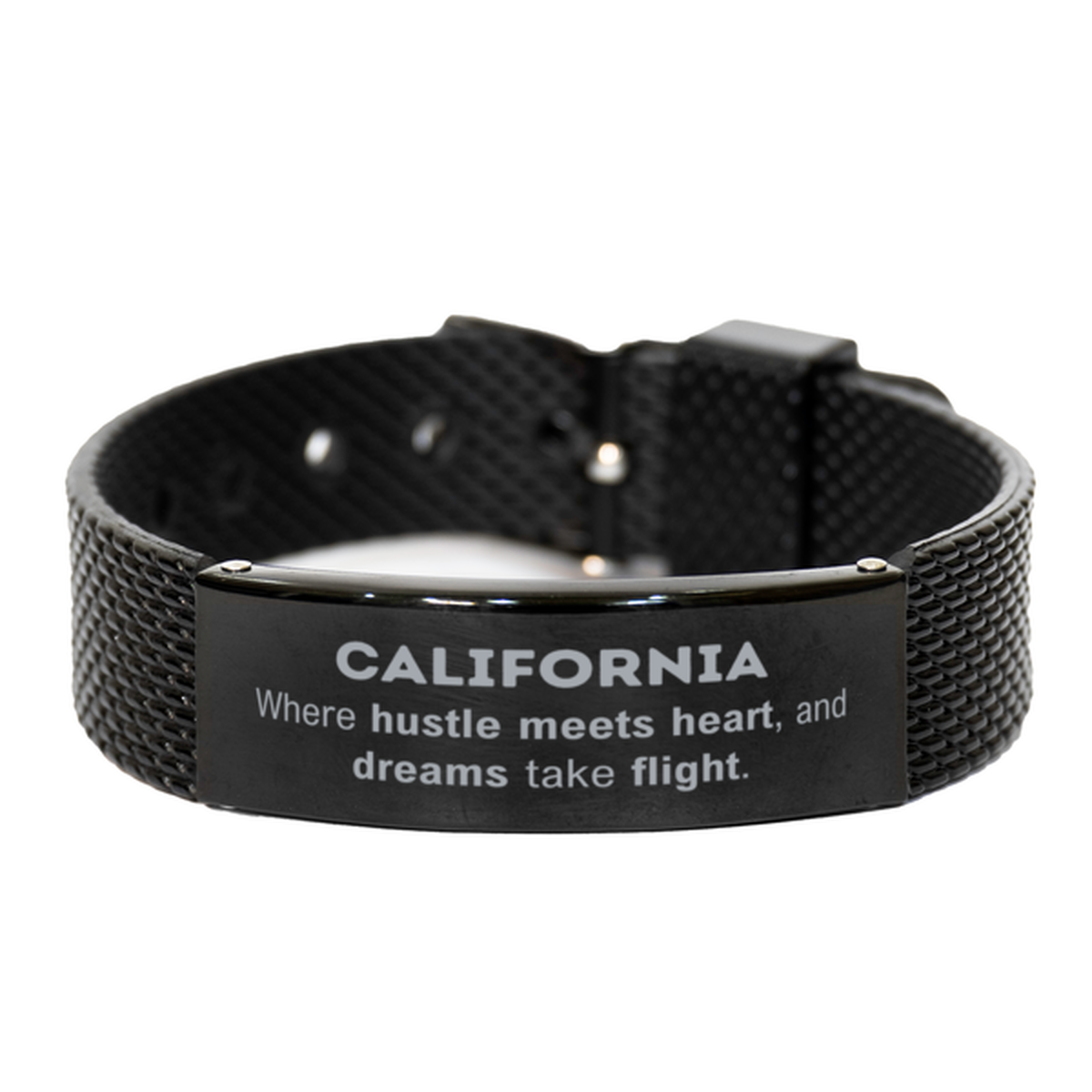 California Engraved Bracelet - Where hustle meets heart | Thoughtful Gift