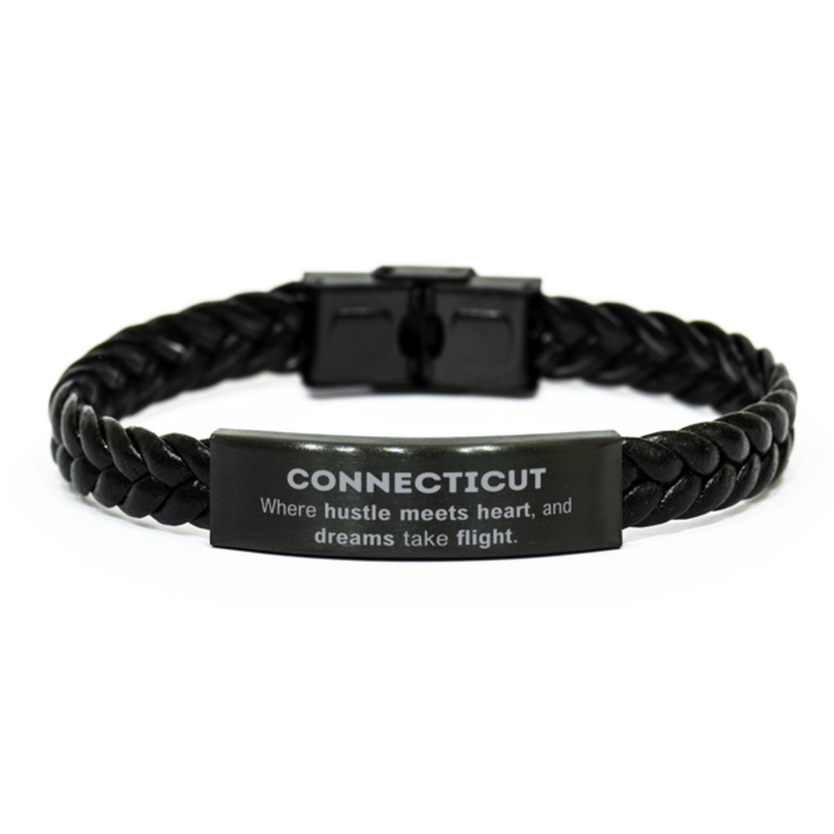 Connecticut Gift Bracelet - Where Hustle Meets Heart | Perfect Gift for Any Occasion
