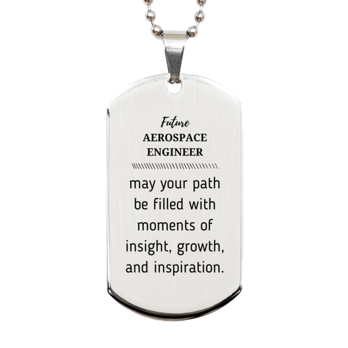 Future Aerospace Engineer Necklace - May Your Path Be Filled with Insight | Graduation Gift