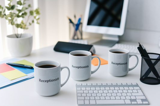 Cover image for 3 Funny Receptionist Mugs Gifts