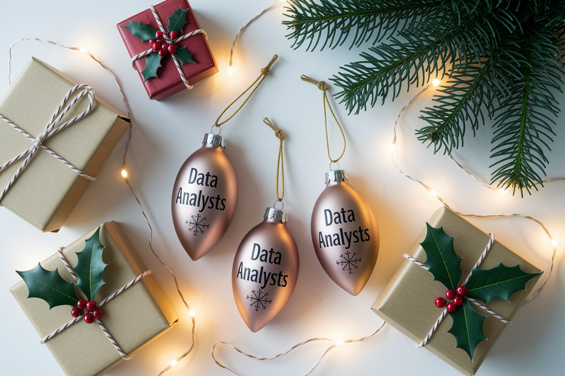 Cover image for 4 Analyst Christmas Ornaments Gifts They'll Actually Use