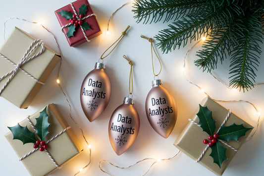 Cover image for 4 Analyst Christmas Ornaments Gifts They'll Actually Use