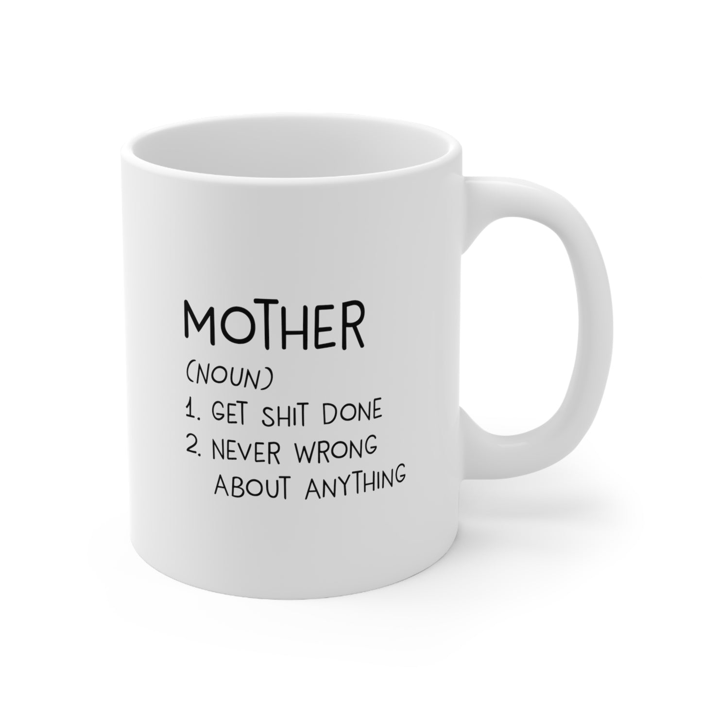 Mom Ceramic Coffee Mug - Mother (Noun) Definition | Mother's Day Gift