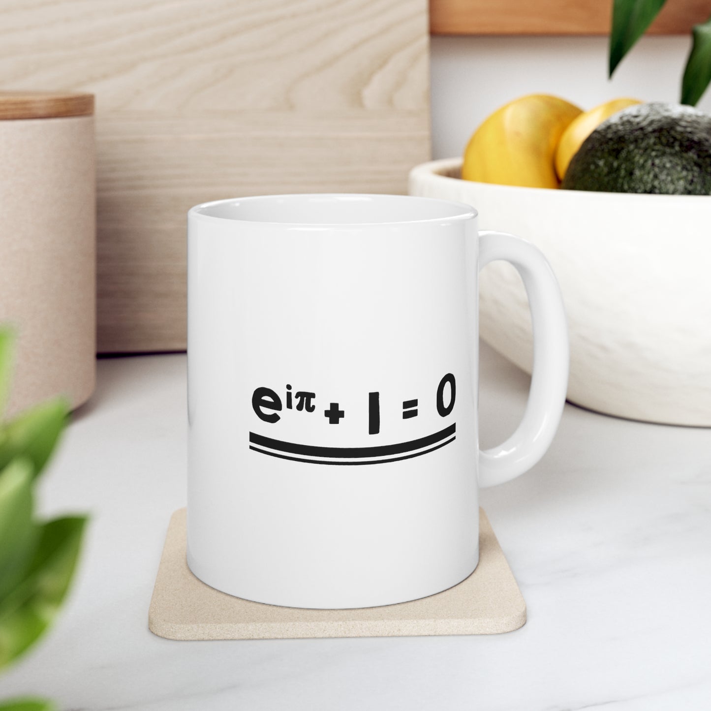 Math Nerd Formula Gifts - Funny Coffee Mug - Euler's Formula - For Men Women