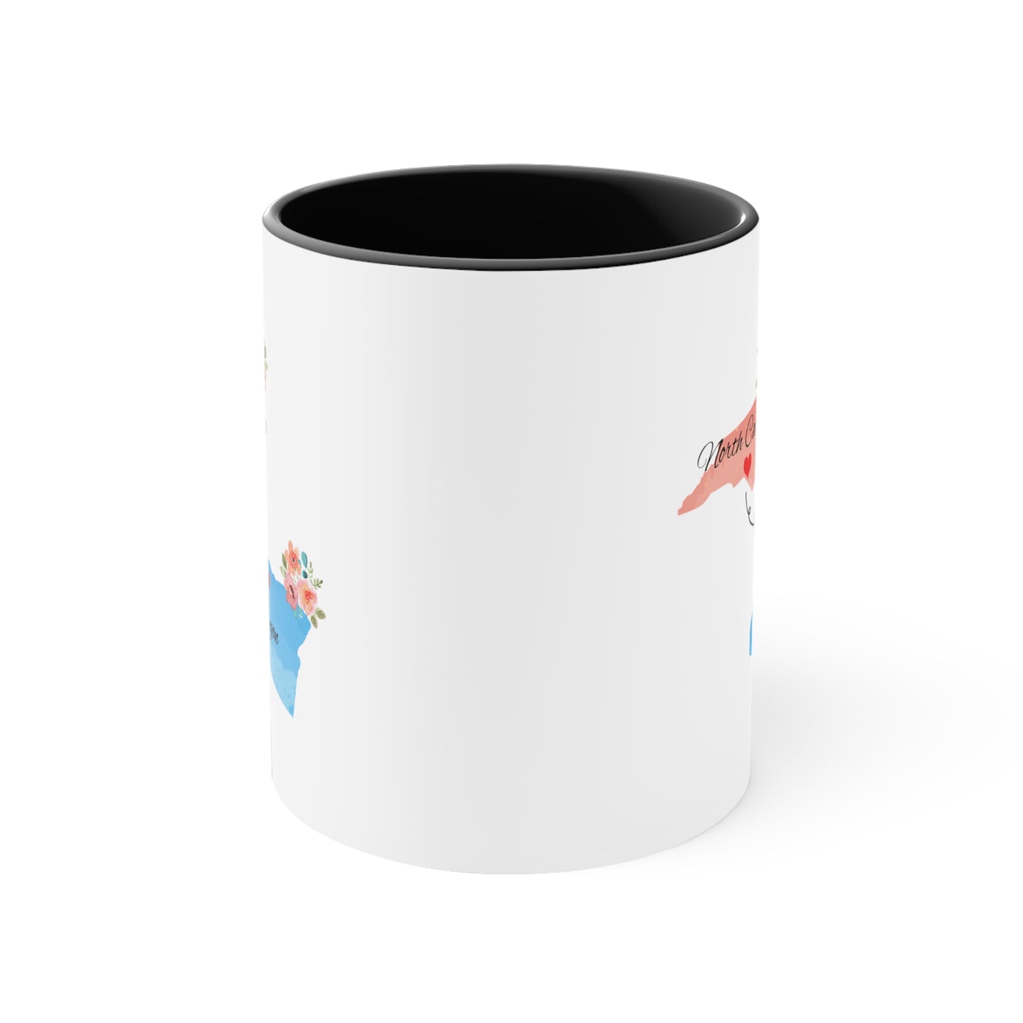 Long Distance Friends Coffee Mug - North Carolina to Oregon Design | Moving Away Gift