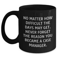 Load image into Gallery viewer, Inspirational Case Manager Gifts, Funny Quote Coffee Mug for Dad, Gifts from Family, Unique Father&#39;s Day Unique Gifts for Men - Main
