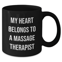 Load image into Gallery viewer, Funny Massage Therapist Gifts from Men to Massage Therapist Quotes Black Coffee Mugs, 11oz or 15oz, Unique Father&#39;s Day Unique Gifts for Massage Therapist Enthusiasts - Additional
