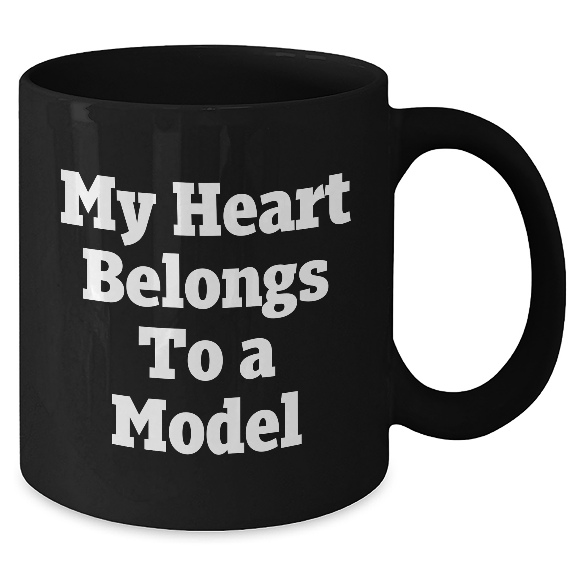 Funny Model Gifts from Friends and Family, Model Lover Black Coffee Mug, Gifts for Mom on Mother's Day - Additional
