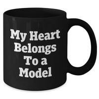 Load image into Gallery viewer, Funny Model Gifts from Friends and Family, Model Lover Black Coffee Mug, Gifts for Mom on Mother's Day - Additional

