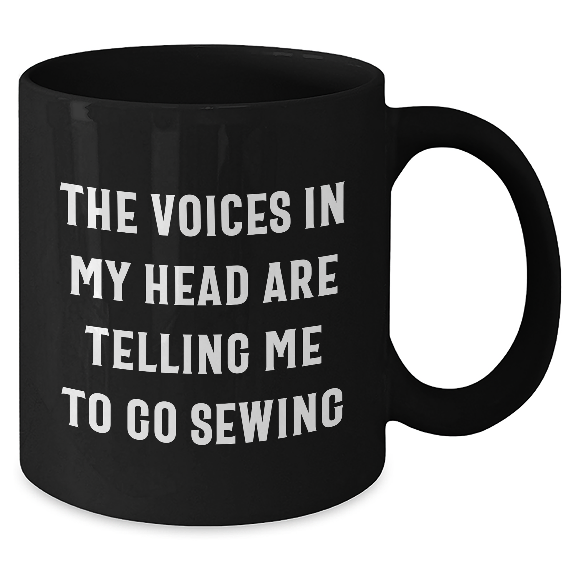 Sewing Inspiration Funny Quote Black Coffee Mug Gifts for Dad on Father's Day - Additional