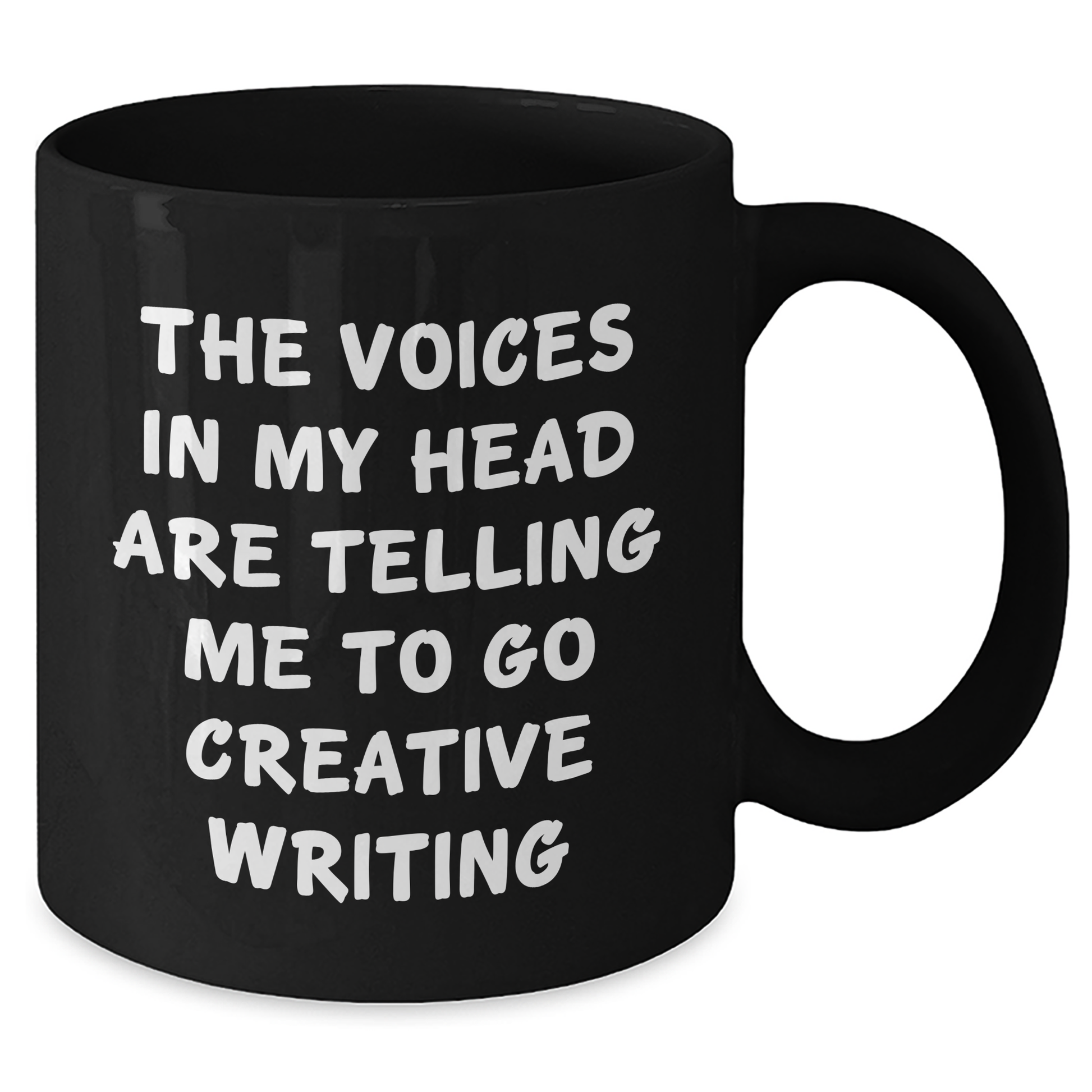 Creative Writing Fuel Funny Gift from Mom to Dad This Father's Day - Black Coffee Mug - Additional