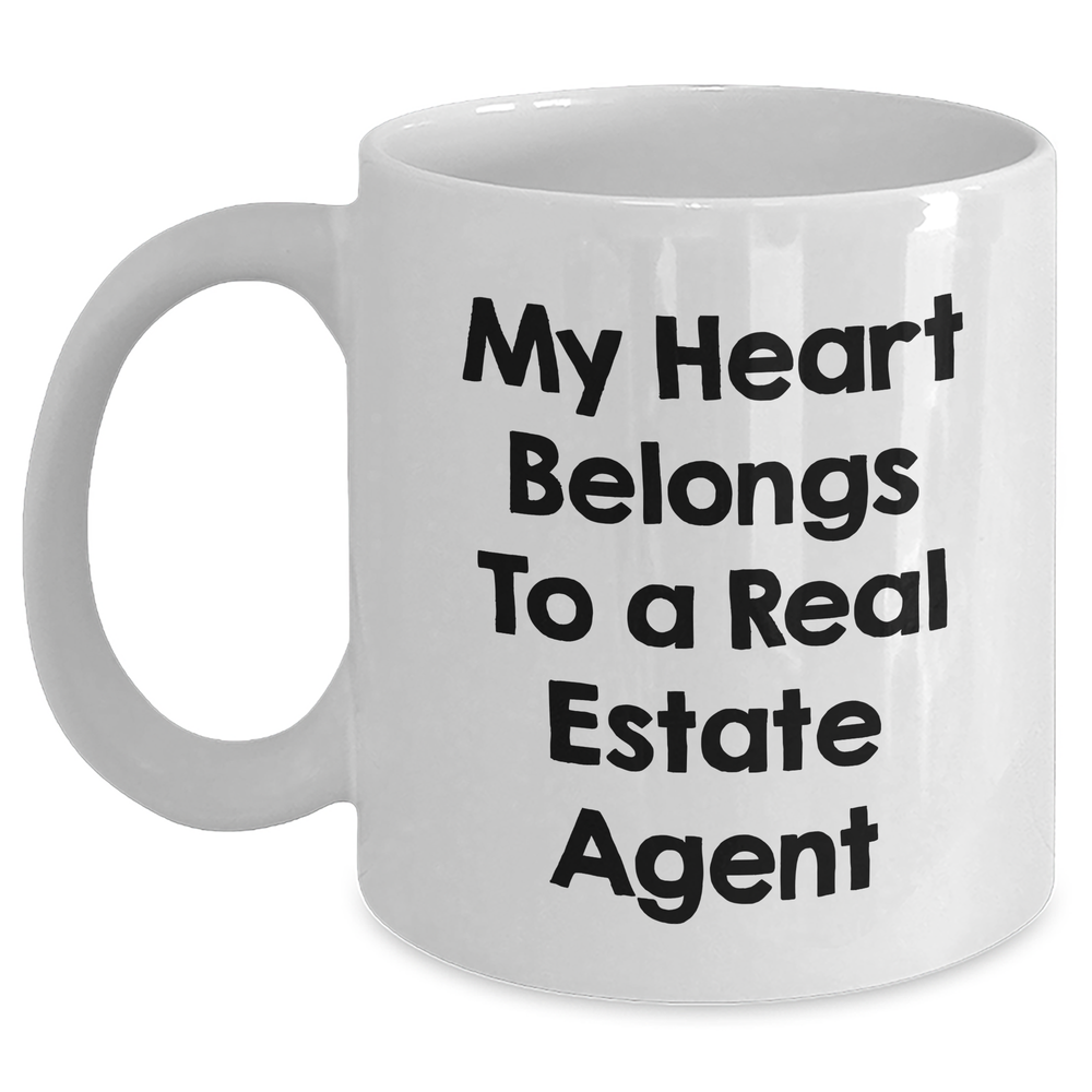 Real Estate Agent Gifts, Funny Quote Mug, Gifts from Men to Real Estate Agent, Perfect Father's Day Subscriptions - Main