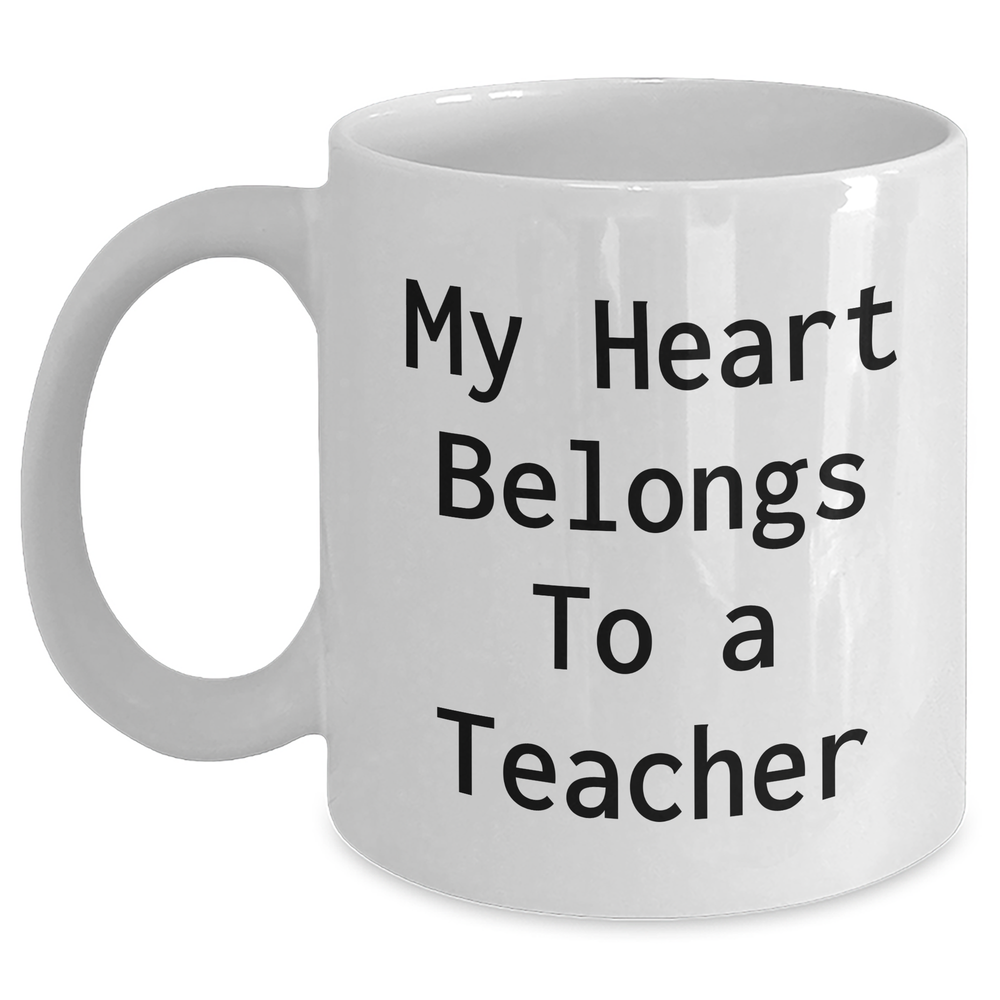 Funny Teacher White Coffee Mug Gifts from Family Father's Day Unique Teacher Quotes - Main