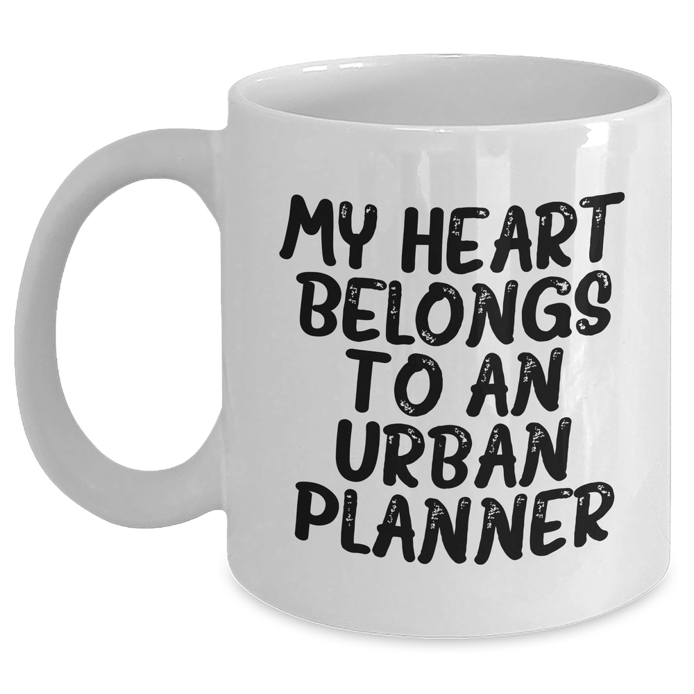 Funny Urban Planner Gifts from Friends to Urban Planner on Father's Day - White Coffee Mug - Main