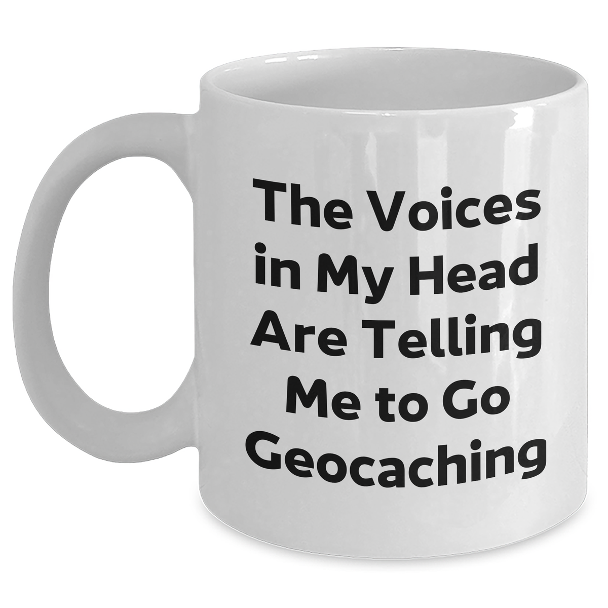 Funny Geocaching White Coffee Mug Gifts from Men for Geocaching Enthusiasts, Perfect for Father's Day - Main