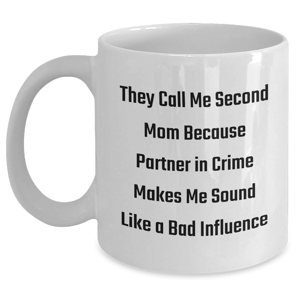 Funny Second Mom Gifts from Women, For Second Mom, White Coffee Mug, Father's Day Unique Gifts - Main