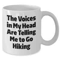Load image into Gallery viewer, Funny Hiking Quote Gifts from Men to Hiking Enthusiast Dad&#39;s on Father&#39;s Day White Coffee Mug - Additional
