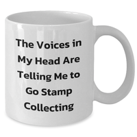 Load image into Gallery viewer, Funny Stamp Collecting Quotes Gifts for Men from Friends - White Coffee Mug, 11oz or 15oz - Additional
