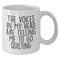 Load image into Gallery viewer, Quilting Enthusiasts Unite! Funny White Coffee Mug for Dad&#39;s Quilting Journey, Gifts from Men to Quilting Friends, White Coffee Mug for Quilting Lovers. - Additional
