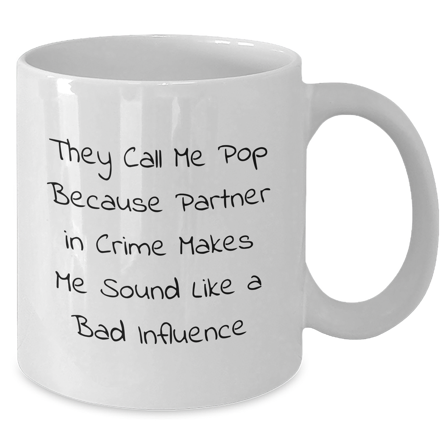 Funny Pop White Coffee Mugs Gifts from Men, Gifts for Pop on Father's Day, They Call Me Pop - Additional