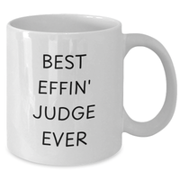 Load image into Gallery viewer, Funny Judge White Coffee Mug Gifts from Friends, Unique Mother&#39;s Day Unique Gifts for Judge - Additional
