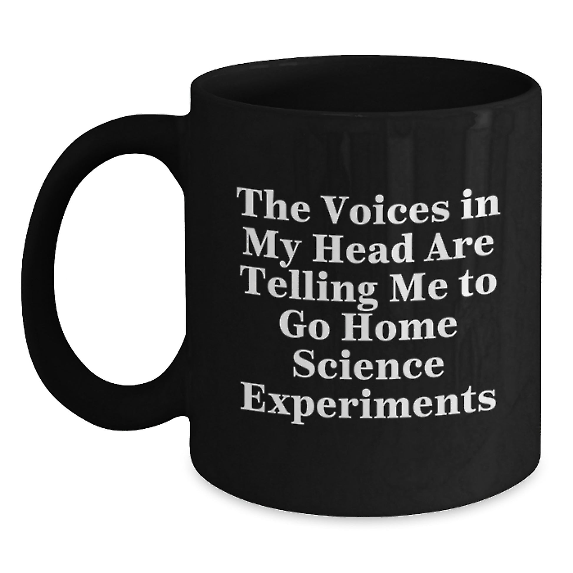 Funny Home Science Experiments Gifts for Home Science Experiments Enthusiasts, Unique Black Coffee Mug from Friends, Perfect Graduation Unique Gifts - Main
