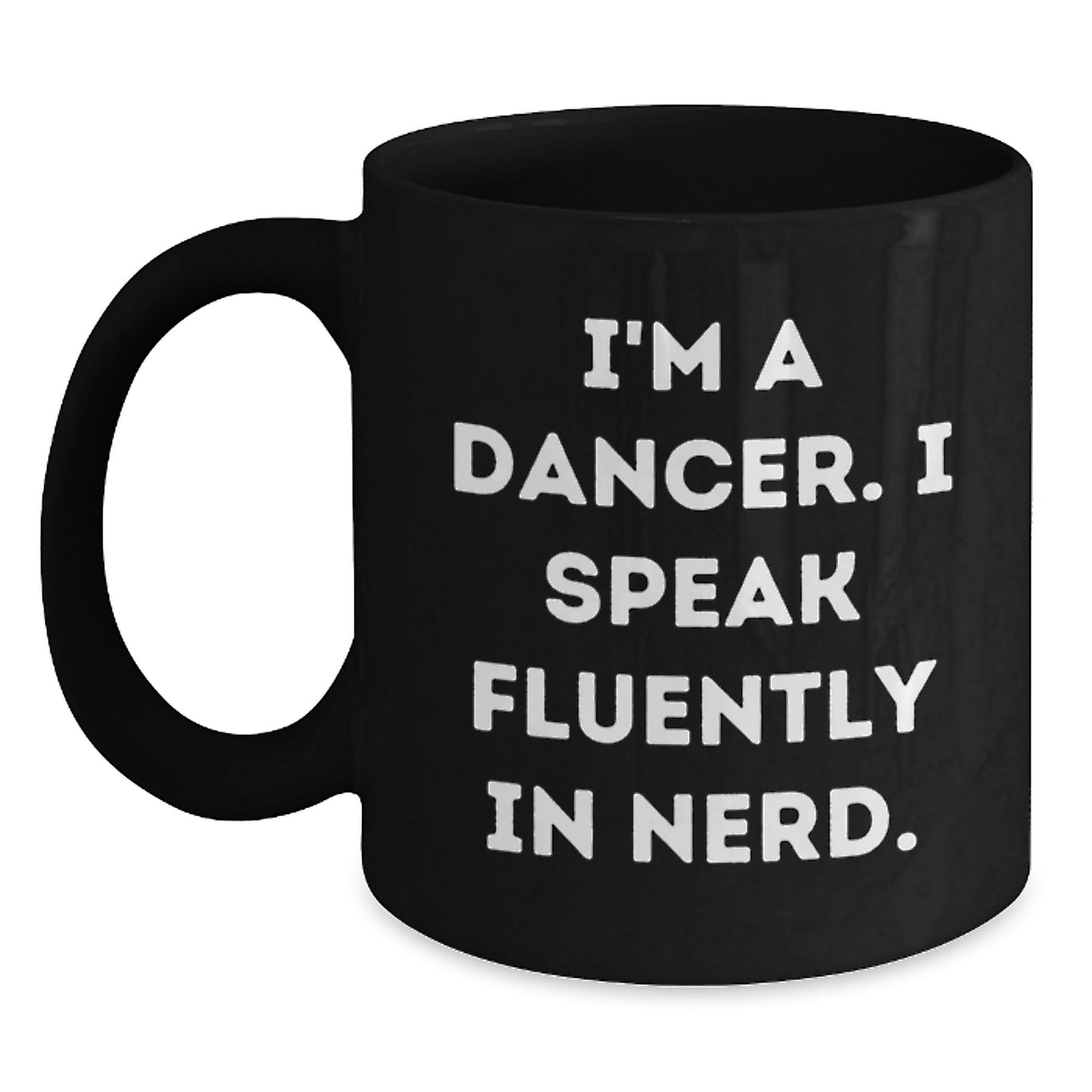 Funny Dancer Gifts for a genius Graduation - Black Coffee Mug from Friends - Main