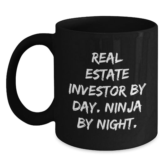 Funny Real Estate Investor Gifts, Birthday Unique Mugs for Real Estate Investor Men, Gifts from Friends to Real Estate Investor - Main